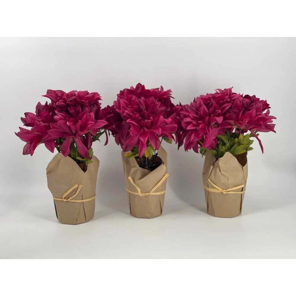 Lot of 22 Ashland Artificial Floral Bundle OS Burgundy Red Fall Decor Excellent